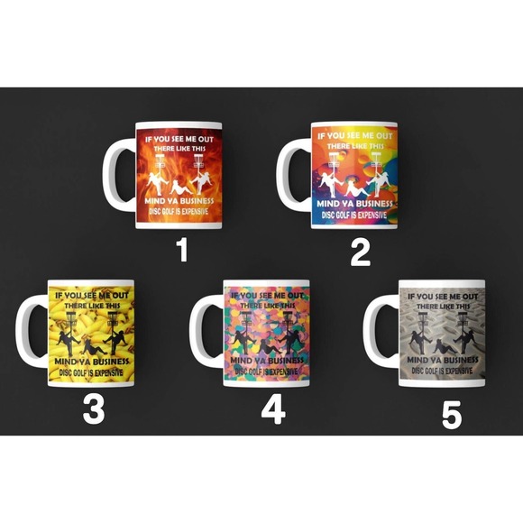 Coffee Mug DISC GOLF FUNNY Stripper Man Novelty Cup Gift For Men Him - Picture 2 of 9